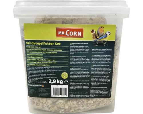 Kit d'aliments pour oiseaux sauvages en seau de 2,9 kilogrammes