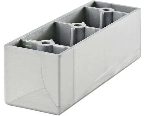 Kunststoff-Möbelfuß mit Befestigungslöchern