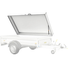 Humbaur Anhänger mit geöffnetem Deckel