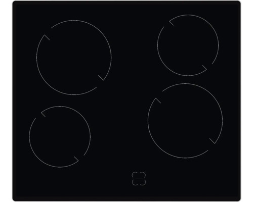Plaque de cuisson à induction avec quatre zones de cuisson