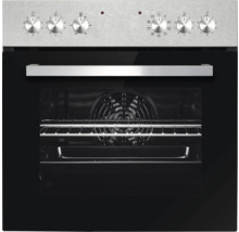 Four encastrable en acier inoxydable avec boutons de commande et éclairage intérieur