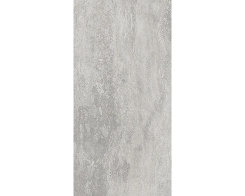 Carreau de sol gris aspect ciment.