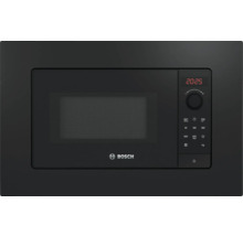 Micro-ondes encastrable Bosch noir avec affichage numérique