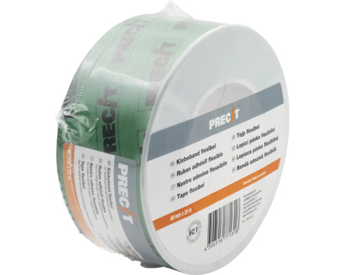 Ruban adhésif flexible PRECIT 25 m x 60 mm vert Rouleau de ruban adhésif flexible 60 mm x 25 m