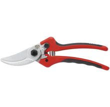 Gartenschere mit roten Griffen