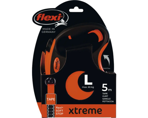 Flexi Xtreme Rollleine, Grösse L, maximal 65 Kilogramm, 5 Meter
