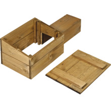 Bausatz für Hochbeet aus Holz mit Deckel