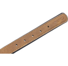 Halsband aus Lederimitat mit Löchern zur Grössenverstellung