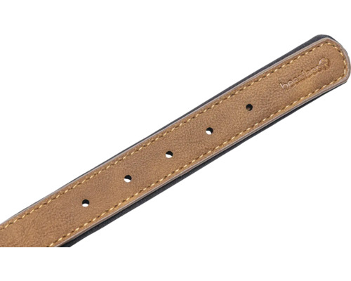 Halsband aus Lederimitat mit Löchern zur Grössenverstellung
