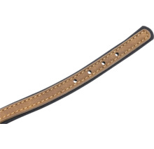 Halsband aus Leder mit Löchern zur Grössenverstellung