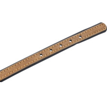 Hundehalsband aus Leder mit Löchern zur Größenverstellung