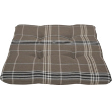 Quadratisches Sitzkissen mit Karomuster