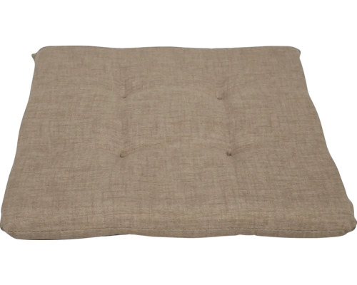 Stuhlkissen aus Stoff mit Knöpfen