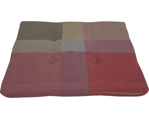 Quadratisches Sitzkissen mit Knopf