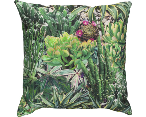 Kissen mit Pflanzenmotiv