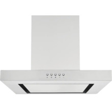 Hotte aspirante en métal avec boutons de commande