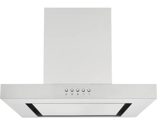 Hotte aspirante en métal avec boutons de commande