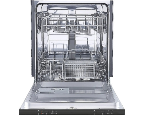 Lave-vaisselle ouvert avec paniers coulissants