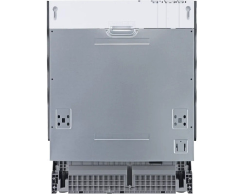 Arrière d'un lave-vaisselle avec pieds réglables