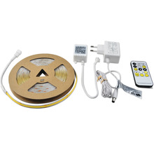 LED-Lichtband mit Trafo, Steuerung und Fernbedienung auf einer Spule