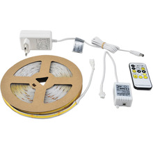 LED Streifen auf Rolle mit Netzteil und Fernbedienung