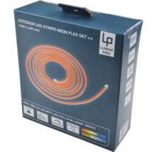 Verpackung eines LED Neon Flex Sets für den Aussenbereich mit 5 Metern Länge