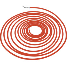 Aufgerolltes Heizkabel