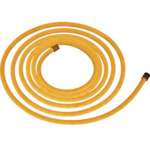 Gelber Wasserschlauch aufgerollt