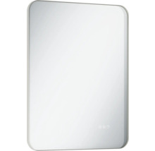 Miroir rectangulaire pour salle de bain avec coins arrondis
