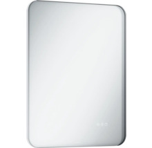 Miroir de salle de bain rectangulaire avec coins arrondis