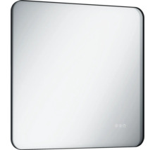 Miroir rectangulaire avec capteur tactile