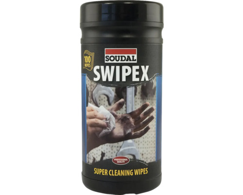 Lingettes de nettoyage Soudal Swipex, 100 pièces