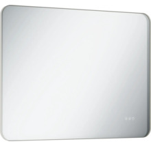 Miroir rectangulaire aux coins arrondis pour la salle de bain