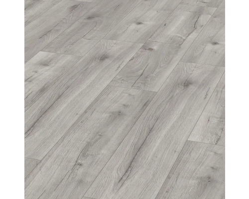 Stratifié Nature Sense Loja chêne gris clair plancher maison de campagne 1292 x 246 x 8 mm Sol stratifié posé avec aspect bois