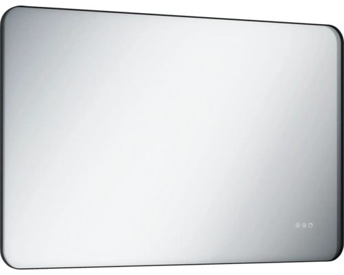 Miroir rectangulaire avec éclairage