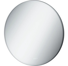 Miroir de salle de bain rond avec éclairage