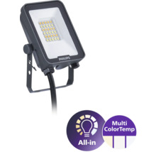 Philips Logo LED-Flutlichtstrahler mit All-in und Multi ColorTemp Symbol