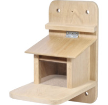 Nichoir en bois avec fenêtre transparente