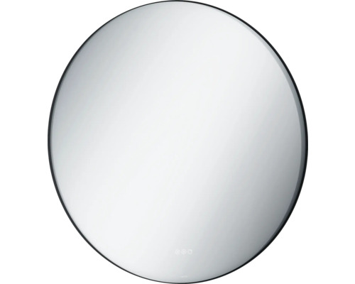 Miroir rond avec cadre fin