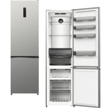 Kühl-Gefrierkombination mit offener Tür, Innenraumansicht