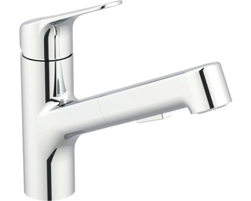 KEO Küchenarmatur SHAZA chrom Küchenarmatur mit Ausziehbrause