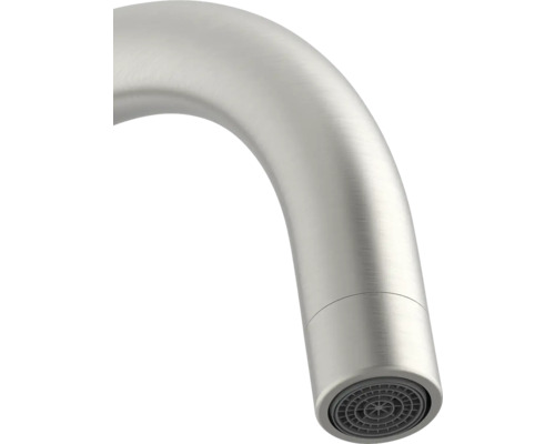 Vue détaillée d'un bec de robinet