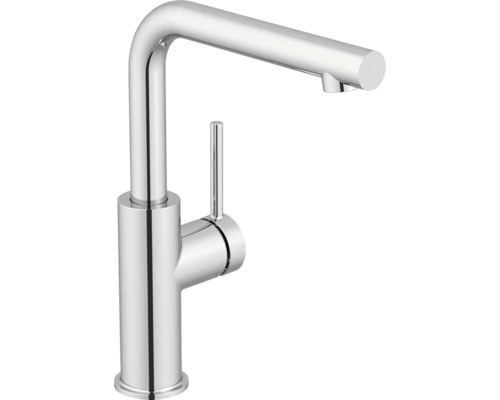 Mitigeur monocommande pour lavabo AVITAL avec douchette à main CASALUNA eco CoolStart avec bec pivotant chromé Robinet de cuisine en métal