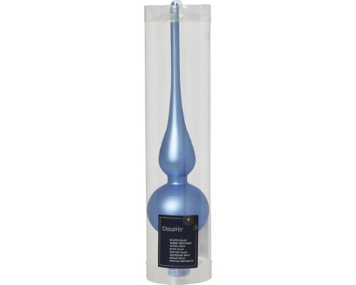 Christbaumspitze aus Glas in transparenter Verpackung