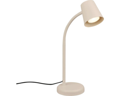 Tischleuchte mit flexiblem Arm und runder Basis