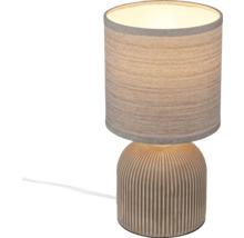 Tischleuchte mit Stoffschirm