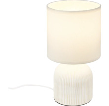 Tischleuchte mit zylindrischem Lampenschirm