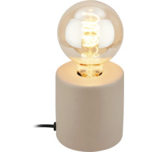 Dekorative Tischleuchte mit runder Glühbirne