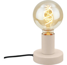 Tischleuchte mit dekorativer Glühbirne