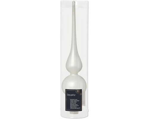 Weihnachtsbaumspitze aus Glas